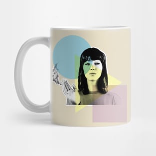 Anna Karina 60s Style Design Mug